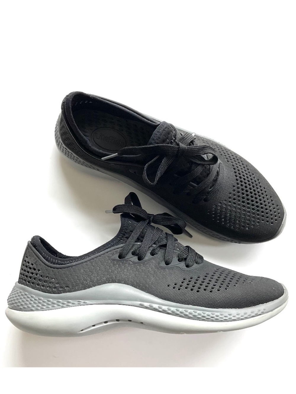 CROCS Black Slate LiteRide 360 Pacer Lightweight Waterproof Sneakers Size 8